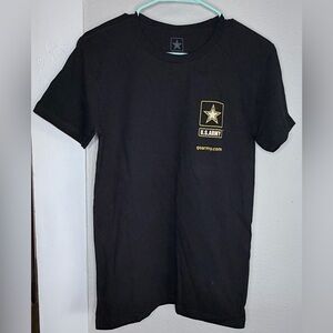 U.S. Army Go Army graphic black T-shirt unisex Small